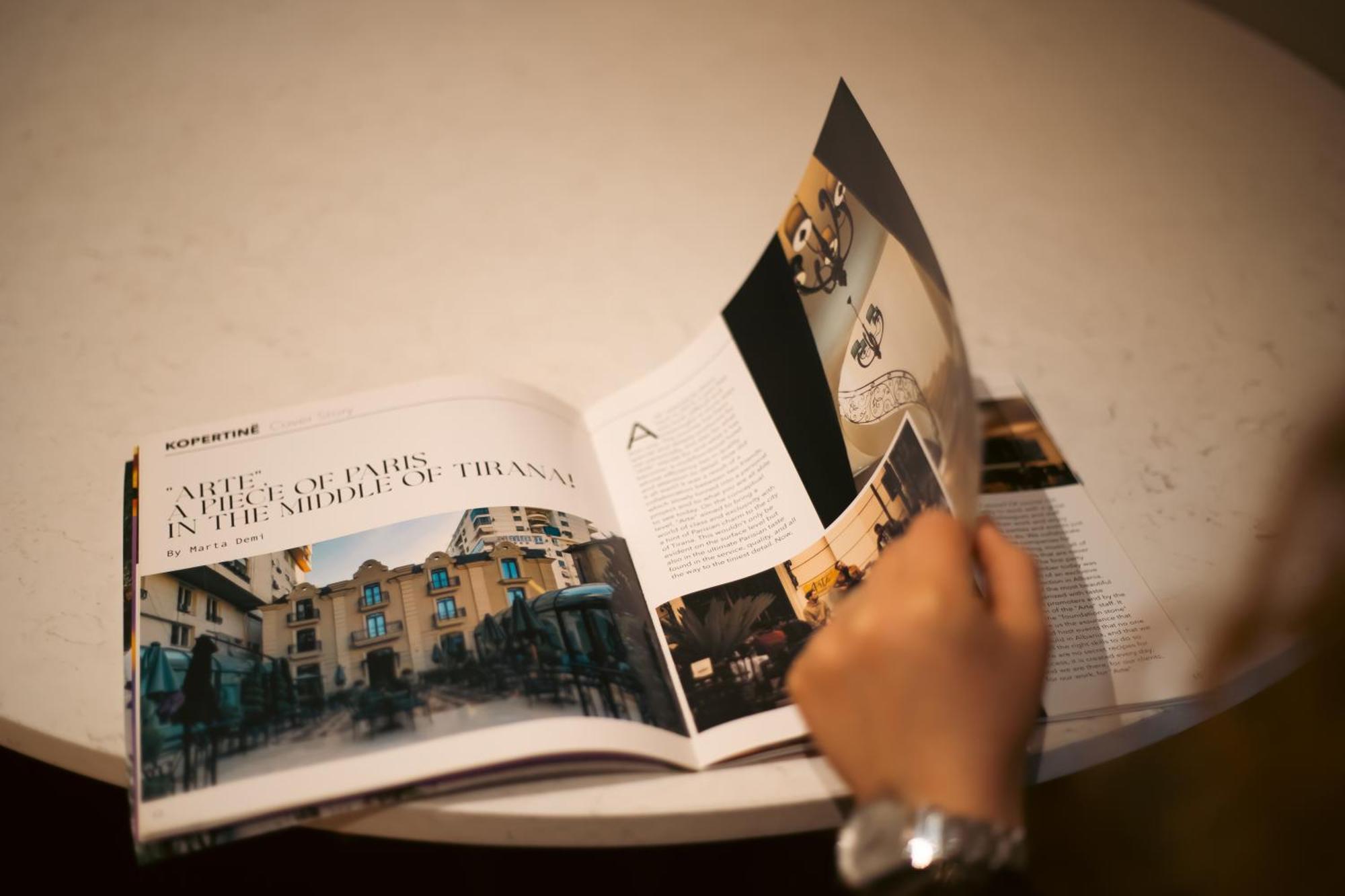 Arte Boutique Hotel ติรานา ภายนอก รูปภาพ